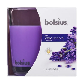 Vonná svíčka ve skle 95x95 mm True Scents levandule
