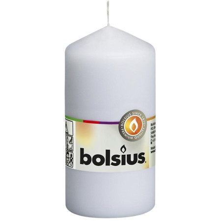 Svíčka Pillar válcová 60x120 mm, bílá