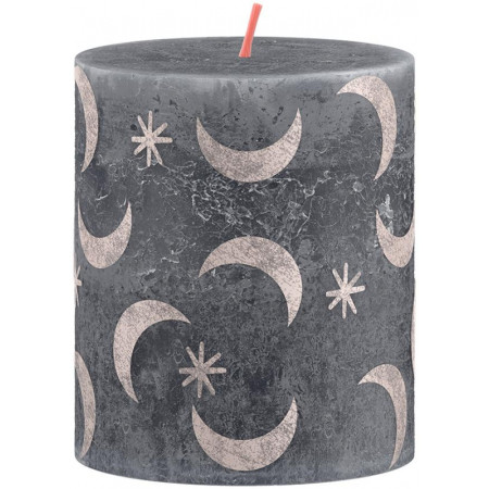Svíčka válcová 68x80 mm, Silhouette Slate Blue