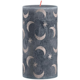 Svíčka válcová 68x130 mm, Silhouette Slate Blue