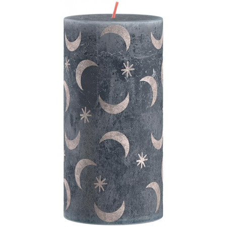 Svíčka válcová 68x130 mm, Silhouette Slate Blue