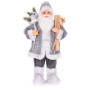 Vánoční dekorace Santa s lyžemi 60 cm
