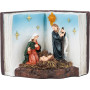 Vánoční dekorace LED Betlém v knize 13,5x8x9,5 cm
