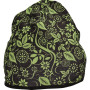 Dámská pletená čepice Yowie, hnědá/zelená, velikost L/XL