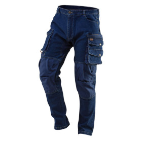 Pracovní kalhoty se zpevněnými koleny DENIM, velikost S