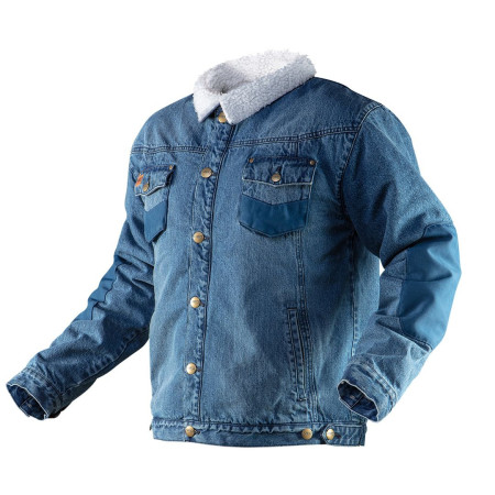 Zateplená džínová bunda DENIM, velikost XXL