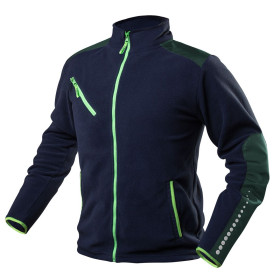 Prémiová pracovní mikina fleece, výztuhy z Cordury, velikost S