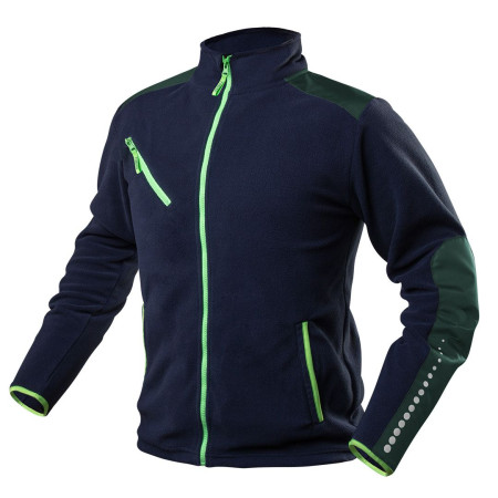 Prémiová pracovní mikina fleece, výztuhy z Cordury, velikost S