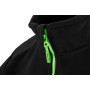 Prémiová pracovní mikina fleece, výztuhy z Cordury, černá, velikost XXL