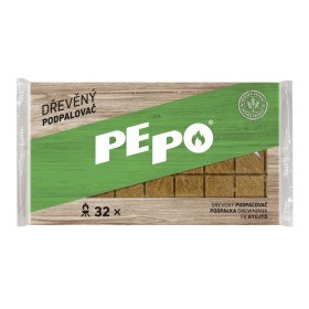 Dřevěný podpalovač 32 ks podpalků
