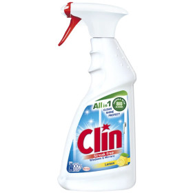 Čistič na sklo ve spreji Clin pro dlouhodobý lesk, citron, 500 ml