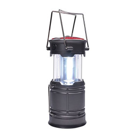 LED nabíjecí kempingové svítidlo s lucernou, 200 lm, šedé