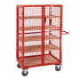 Přepravní vozík s pěti policemi a čtyřmi bočnicemi
