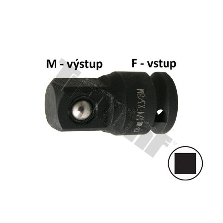 Redukce kovaná vstup 3/4" - výstup 1"