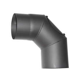 Koleno pro spojování trubek kouřovodu s čistícím otvorem HS.CO 090/150/2,0 mm