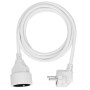 Prodlužovací kabel s 1 zásuvkou, 2 m, bílý