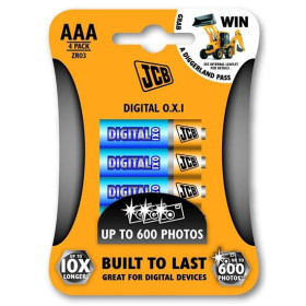 DIGITAL O.X.I. alkalická baterie LR03 AAA, balení 4 ks