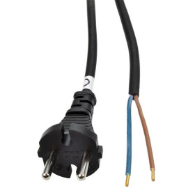Flexo kabel gumový 2,5 m, černý
