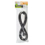 Flexo kabel gumový 2x 1,5 mm2, černý, 2,5 m