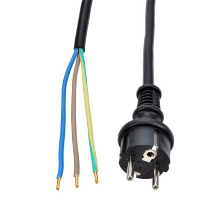 Flexo kabel gumový 3x 1,5 mm2, černý, 2,5 m