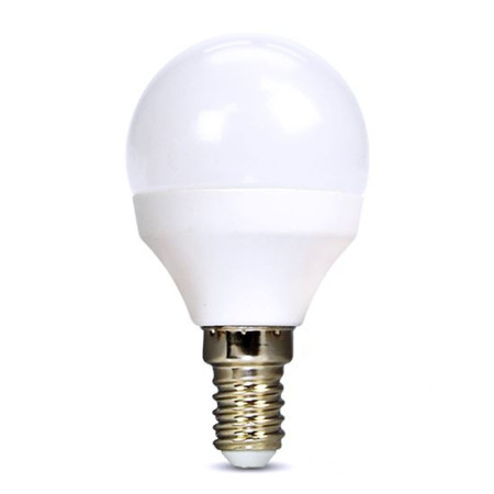 LED žárovka E14, 6 W, 4000 K, 510 lm, miniglobe