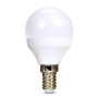 LED žárovka E14, 6 W, 4000 K, 510 lm, miniglobe