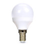 LED žárovka E14, 6 W, 3000 K, 510 lm, miniglobe