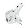 Nabíjecí adaptér 2x USB, auto DC 12 V/zásuvka AC 230 V