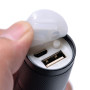 LED nabíjecí svítilna 300 lm, zoom, power banka