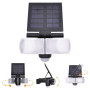 LED solární svítidlo se senzorem, 8 W, 600 lm, Li-on, černé