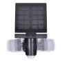 LED solární svítidlo se senzorem, 8 W, 600 lm, Li-on, černé