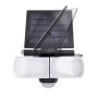 LED solární svítidlo se senzorem, 8 W, 600 lm, Li-on, černé