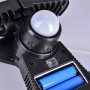 LED solární svítidlo se senzorem, 8 W, 600 lm, Li-on, černé