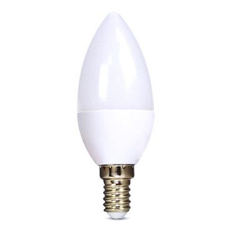 LED žárovka E14, 6 W, 3000 K, 510 lm, svíčka