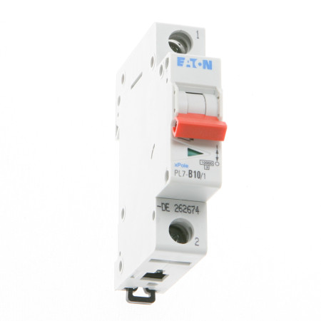 Jednofázový jistič PL7-B, 10 A, 10 kA