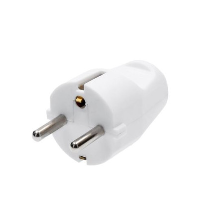 Zástrčka přímá IP20, bílá