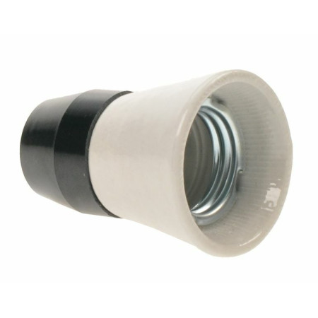 Objímka na žárovky E27, keramika/plast