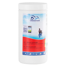 Přípravek do bazénu pH mínus granulát, 1,5 kg