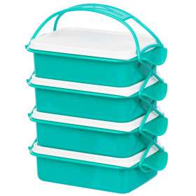 Obědář 4-dílný, 24,3x14,6x29,5 cm
