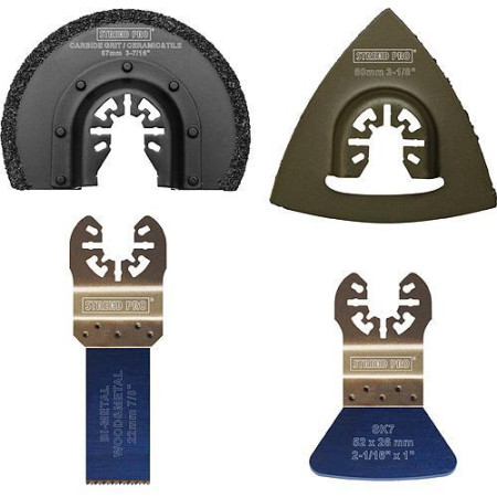 Příslušenství pro multifunkční nářadí TAS-TW104, 4-dílná sada