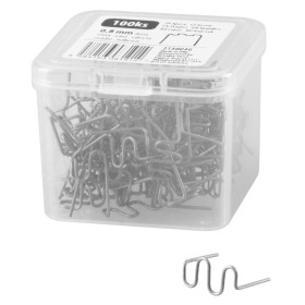 Spojovací spony pro pistoli pro svařování plastů, vlna 0,8 mm, 100 ks