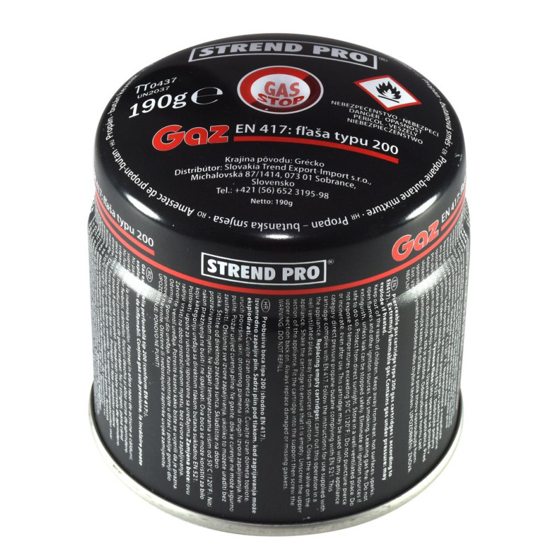 Strend Pro Kartuše 190 g, propichovací, STOP GAS system 2171168