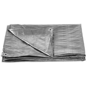 Zakrývací plachta Tarpaulin Medium 4x4 m, 100 g/m2, šedá