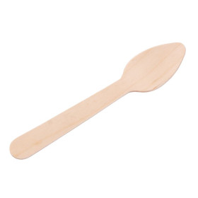 Dřevěná malá lžička 11 cm Woodline ECO, 10 ks