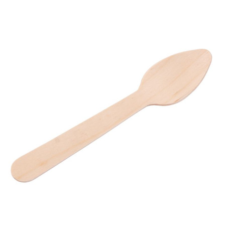 Dřevěná malá lžička 11 cm Woodline ECO, 10 ks