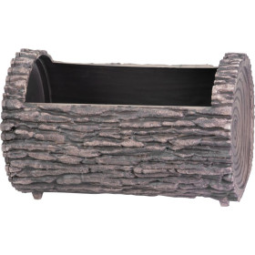 Plastový květináč kmen 35x22 cm Woodeff walnut