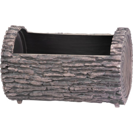 Plastový květináč kmen 35x22 cm Woodeff walnut