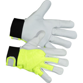 Rukavice textil/kůže s reflexními prvky Marvic High Vision, velikost 10/XL