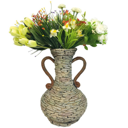 Zahradní dekorace Váza 27x27x40 cm Gecco, keramika