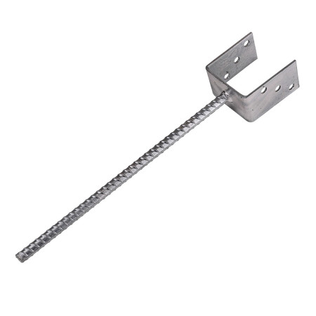 Kotvící patka s roxorem, tvar U, 91x60 mm